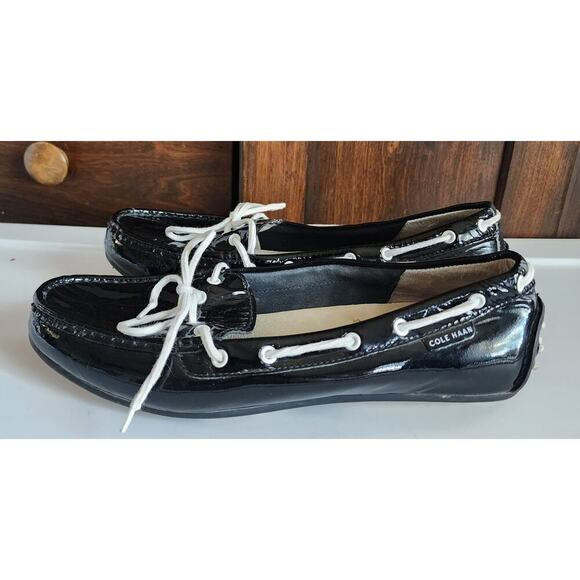 Cole Haan Black Patent Leather Loafers - Picture 2 of 10